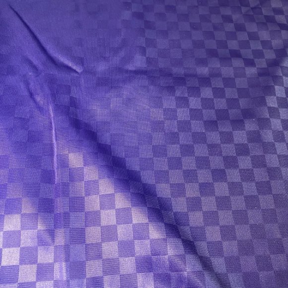 TAKEON Dex Pullover Sweater Indigo Blue Purple Size Medium Mens Checkerboard Zip - Picture 5 of 10